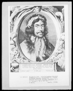 Portraitmedaillon Kaiser Leopolds I