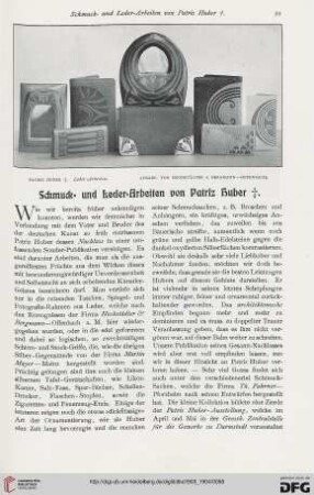 Schmuck und Leder-Arbeiten von Patriz Huber