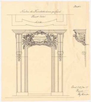 Kunstakademie, Kassel: Hauptportal