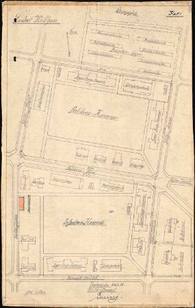 Infanteriekaserne Müllheim; Lageplan