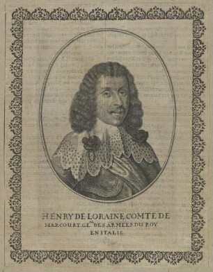 Bildnis des Henri de Lorraine Harcourt