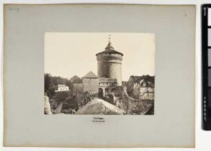 Lauferthor, eingelegt 1874-1875. Laufertor, Nürnberg