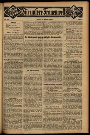 Zweite Ausgabe vom Donnerstag, den 01. Oktober 1931.