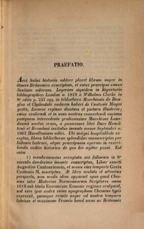Cnutonis regis gesta sive Encomium Emmae Reginae