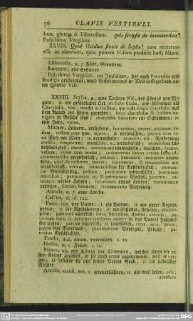 XXVIII. Quid Ovidius finxit de Scylla?