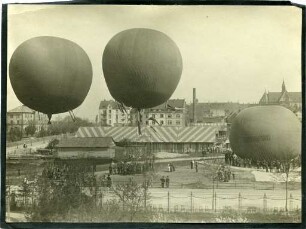 Heißluftballons in Freiburg