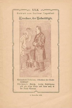 3. November 1899