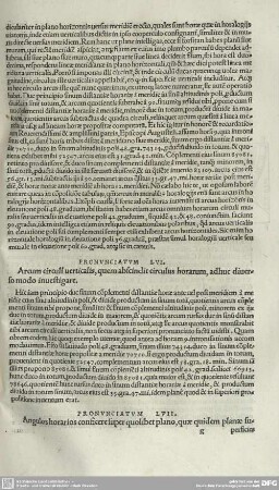 PRONUNCIATUM LVI. Arcum circuli verticalis, quem ascindit circulus horarum, adhuc diverso modo investigare.