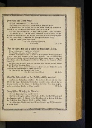 Englische Kriegsschiffe an der Palästina=Küste torpediert.