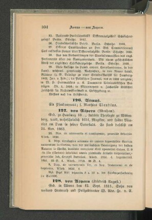 127. von Aspern (Abraham).