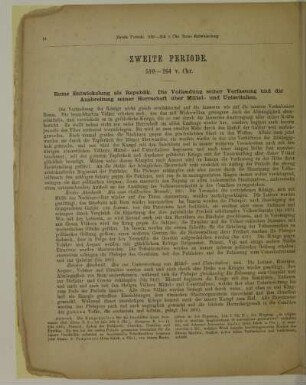Zweite Periode. 510-264 v. Chr.