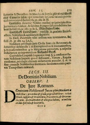 Sect. III. De Dominio Nobilium