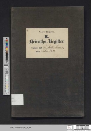 Heiratsregister Güldendorf 1881