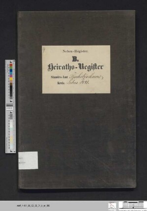 Heiratsregister Güldendorf 1881
