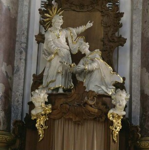 Jesus übergibt Petrus die Himmelsschlüssel