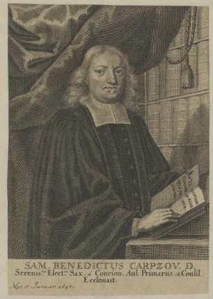 Bildnis des Sam. Benedictus Carpzov