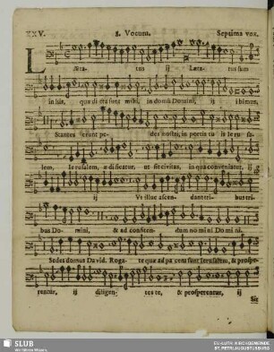 XXV. Laetatus sum