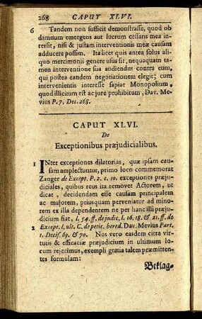 Caput XLVI. De Exceptionibus præjudicialibus. - Caput ULT. De Exceptione Falsi.