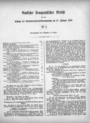 No. 8, 17. Februar 1881