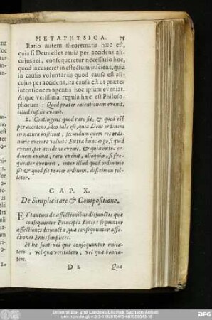 Cap. X. De Simplicitate & Compositione.
