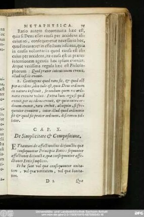 Cap. X. De Simplicitate & Compositione.