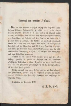 Vorwort zur neunten Auflage.