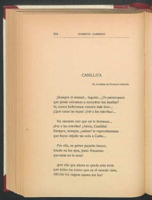 Canillita : En la muerte de Florencio Sánchez.