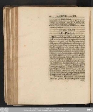 Tit. XIX. (IX. 47.) De Poenis.
