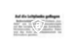 Auf die Leitplanke geflogen