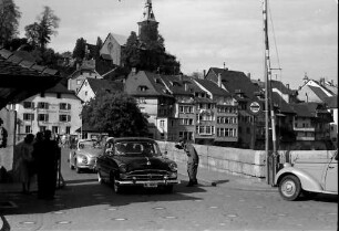 Laufenburg: Schweizer Zoll an der Brücke