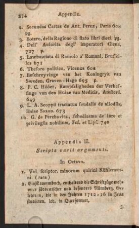 Appendix II.