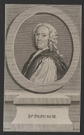 Porträt Johann Christoph Pepusch (1667-1752)