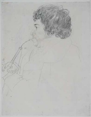 Bildnis des Malers Johann Martin von Rohden im Profil