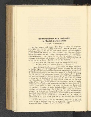 Landkonzessionen und Landpolitik in Deutsch-Südwestafrika.