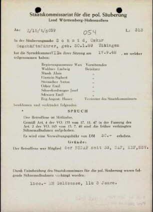 Schmid, Oskar