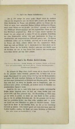 35. Karl's des Großen Kaiserkrönung