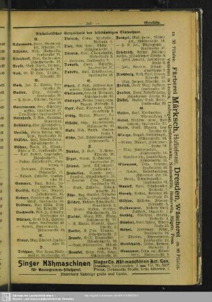 Einwohnerverzeichnis : Alphabetisches Verzeichnis der selbständigen Einwohner