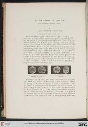 3: La numismatica di Augusto : studi di tipologia, cronolgia e storia