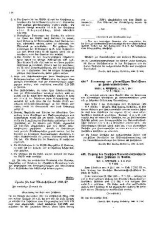 Ernennung von planmäßigen Professoren zu Honorarprofessoren : [Amtliche Erlasse] ; [Amtlicher Teil]