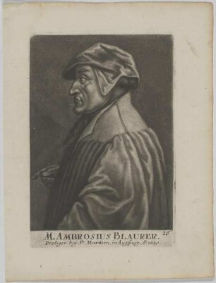 Bildnis des Ambrosius Blarer