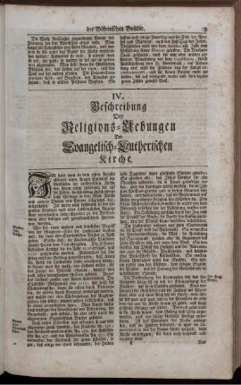 IV. Beschreibung Der Religions-Uebungen Der Evangelisch-Lutherischen Kirche