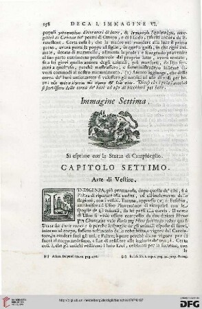 Capitolo settimo: Arte e vestire