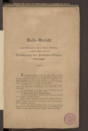 Reise-Bericht