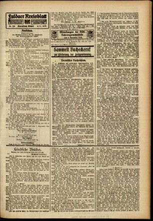 Zweite Ausgabe vom Freitag, den 08. November 1918.