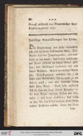 Zufällige Entwicklungen der Liebe