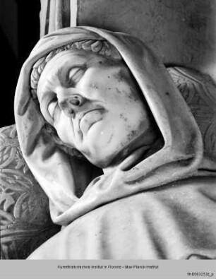 Grabmal des Bartolomeo Aragazzi : Liegefigur des Bartolomeo Aragazzi vom ehemaligen Grabmal