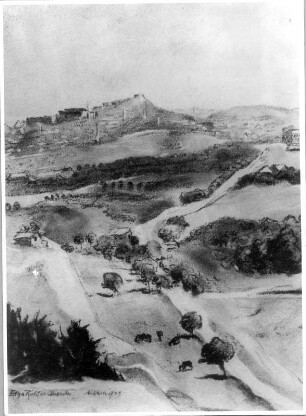 Landschaft : Landschaft. Malerei (1939; E. Richter)