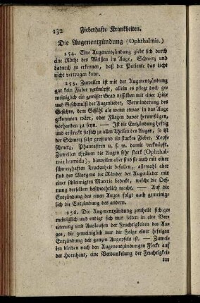 Die Augenentzündung. (Ophthalmia).