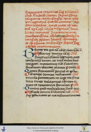 [132v - 150v] Orationes super psalterium.