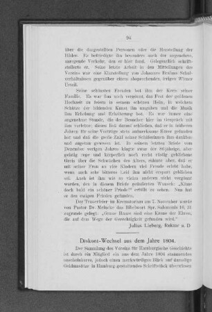 Diskont-Wechsel aus dem Jahre 1804.